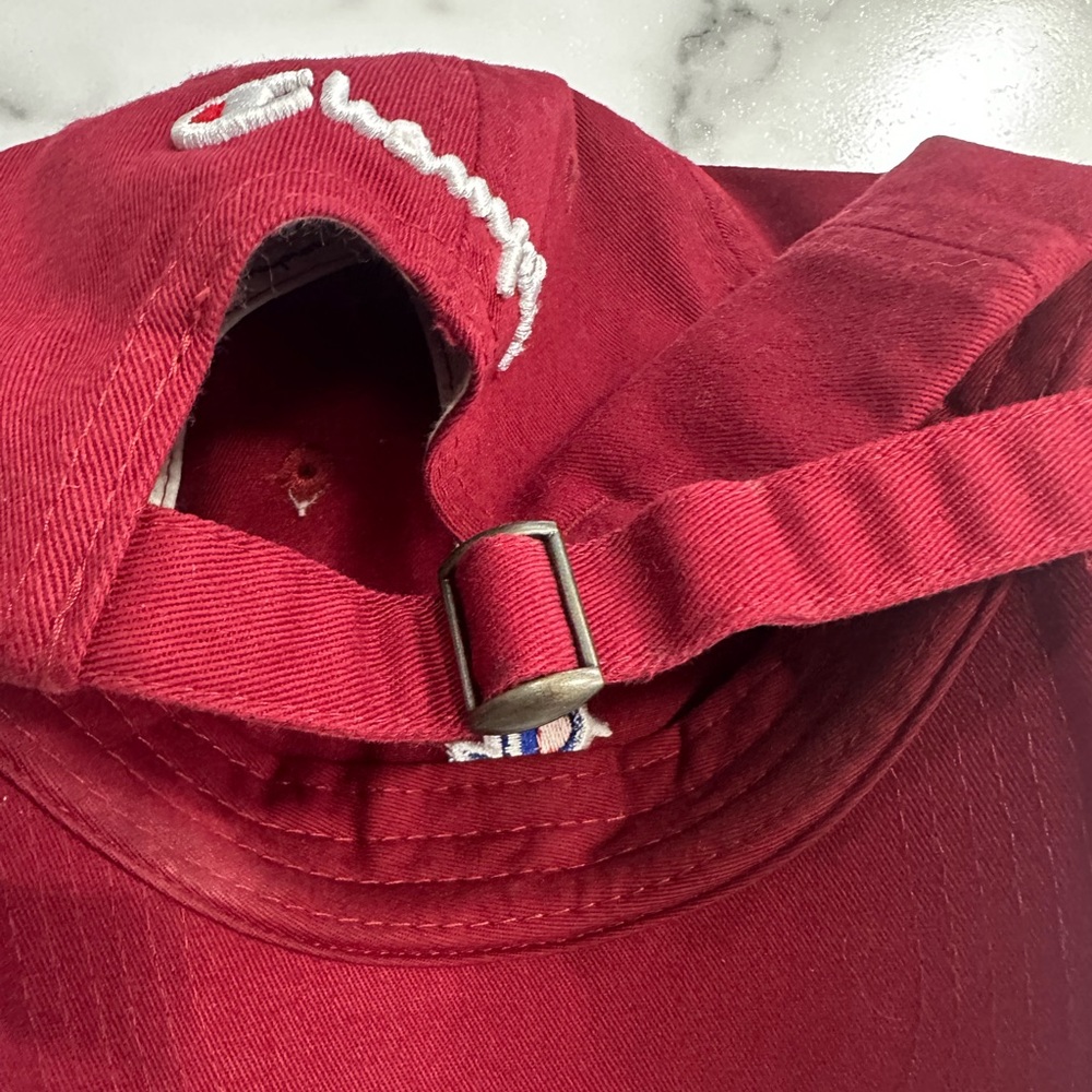 Unisex Champion Red Baseball Cap - Picture 4 of 5
